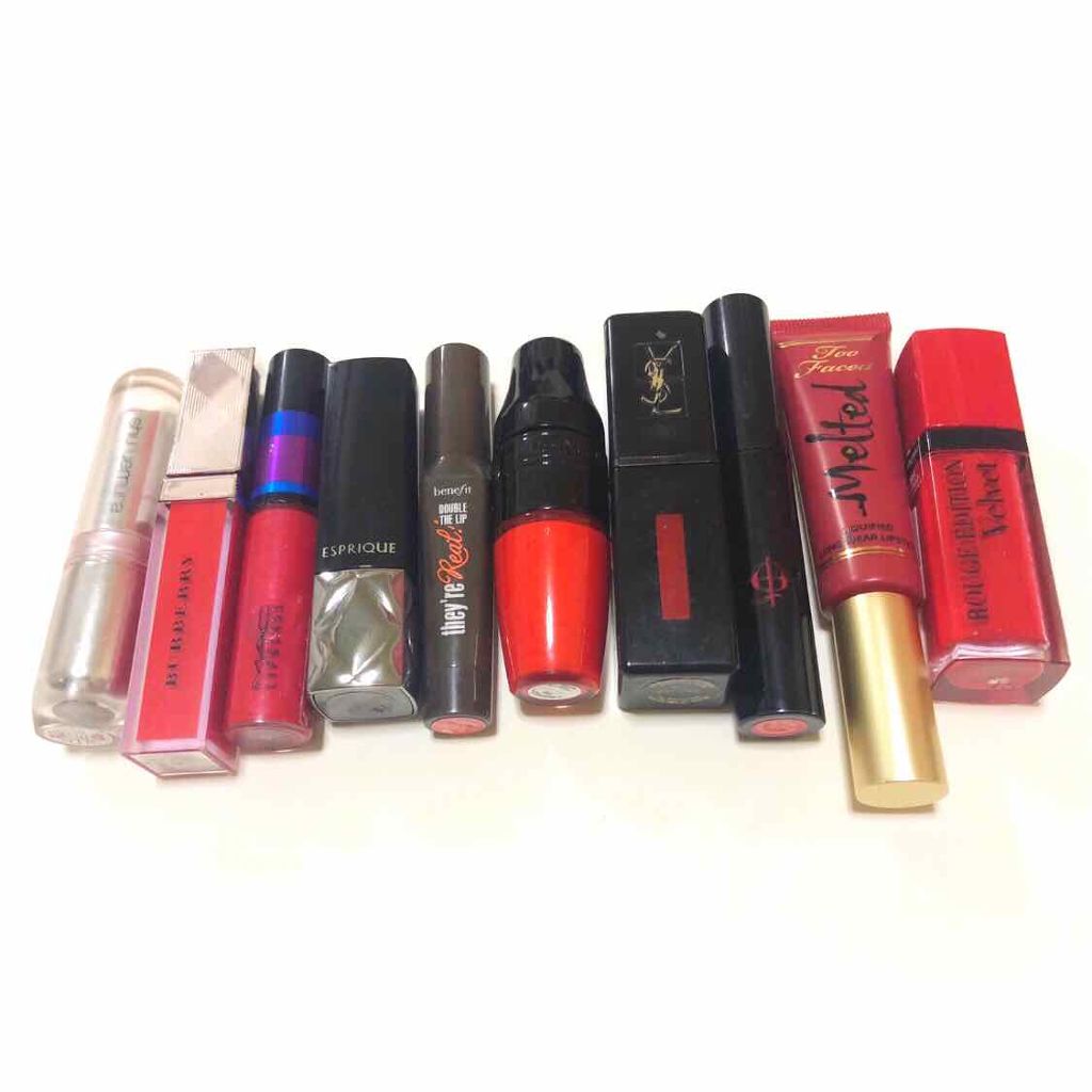 ルージュ ピュールクチュール ヴェルニ ヴィニルクリーム/YVES SAINT LAURENT BEAUTE/口紅を使ったクチコミ（2枚目）