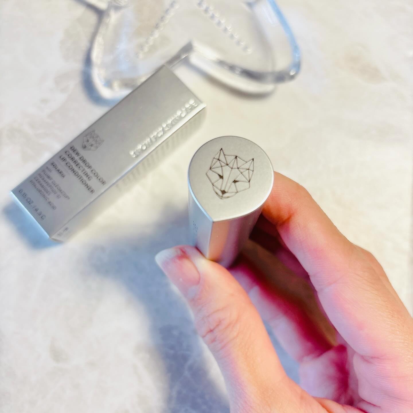 ソラリア リップ カラーコレクト コンディショナー/SNOW FOX SKINCARE/リップクリームを使ったクチコミ（3枚目）