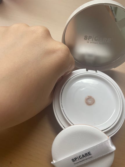 V3 ブリリアント ファンデーション/SPICARE/クッションファンデーションを使ったクチコミ(4枚目)