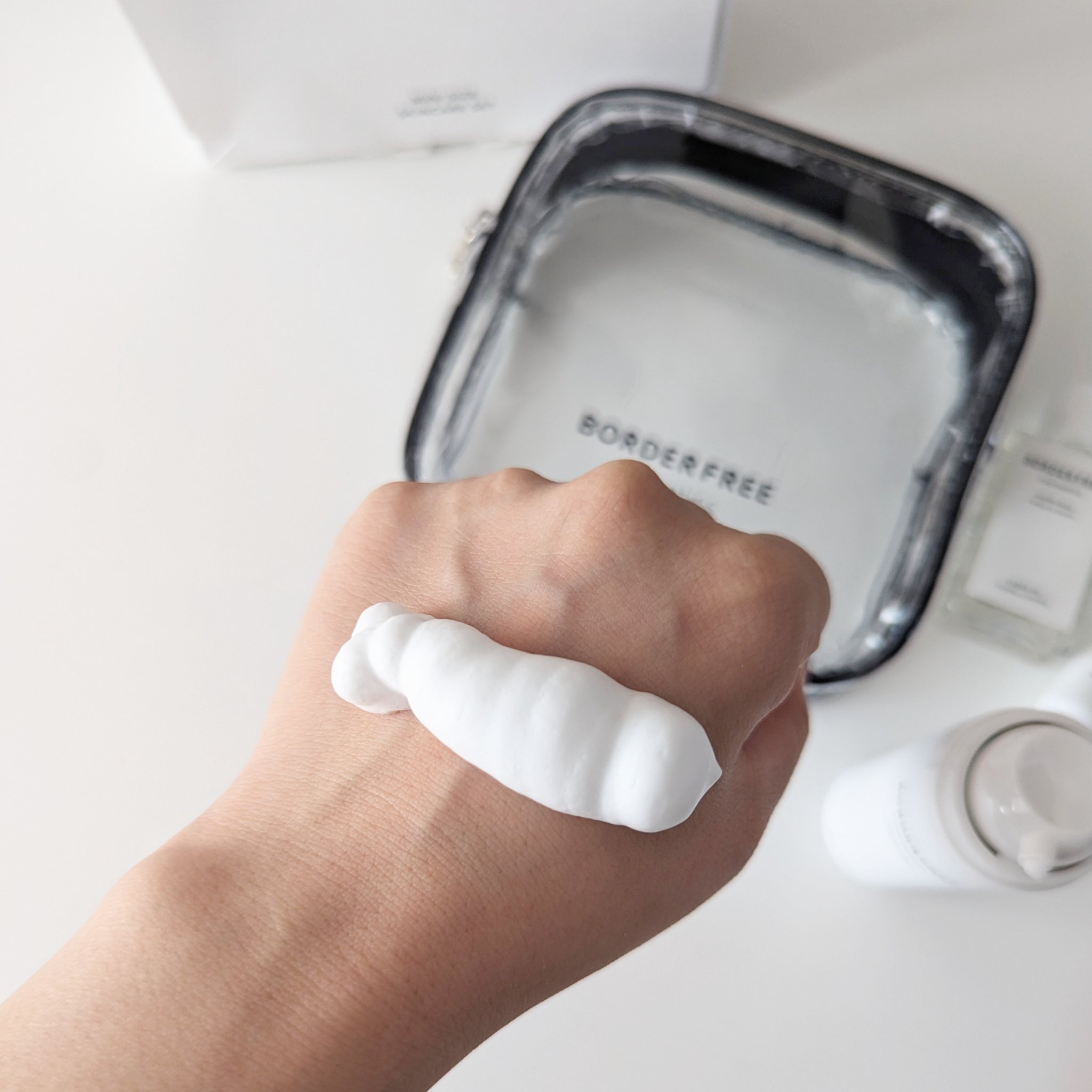 ミニサイズスキンケアセット/BORDER FREE cosmetics/トライアルキットを使ったクチコミ（2枚目）