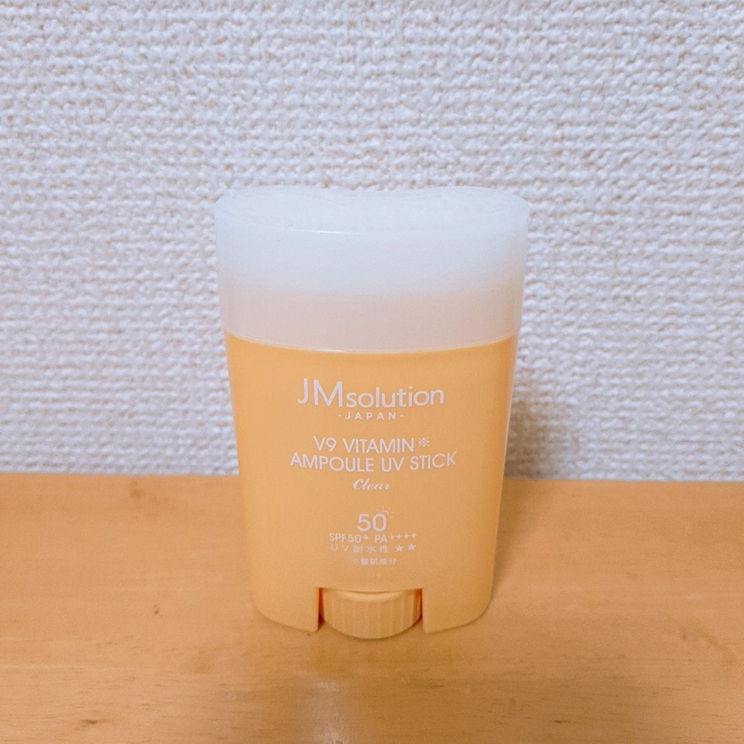 V9ビタミンアンプルUVスティック CLEAR/JMsolution/日焼け止めスティックを使ったクチコミ(1枚目)