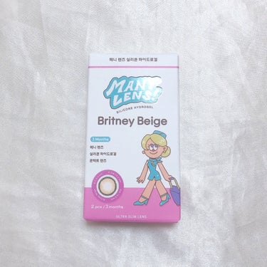 MANY LENS Britney Beigeのクチコミ「‎𓊆 ちゅるん透明感 色素の薄い瞳 𓊇





こんばんは 𓂅

𝔲𝔯𝔲です ‪𓂃 𓈒𓏸 
.....」（3枚目）