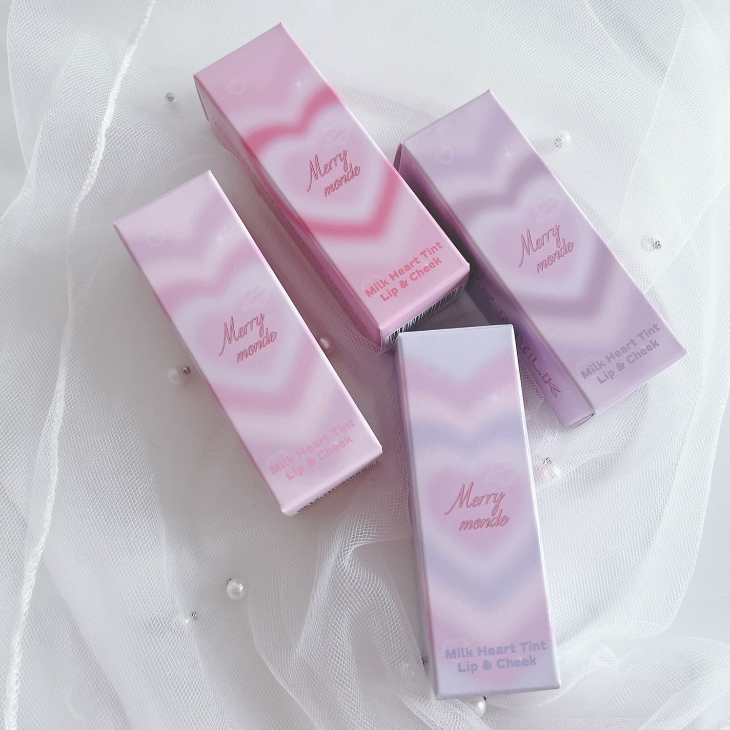 ミルクハートティントリップアンドチーク/Merrymonde/リップティントを使ったクチコミ(8枚目)
