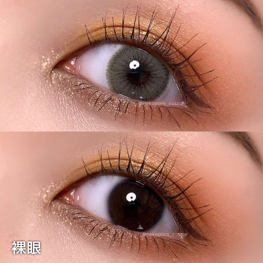 Blase’ Kristin グリーン/Hapa kristin/カラーコンタクトレンズを使ったクチコミ（3枚目）