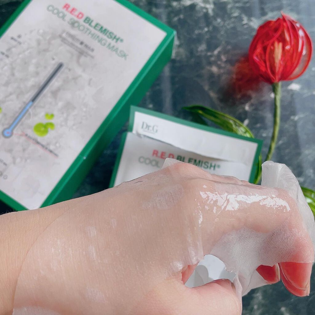 レッドブレミッシュ クールスージングマスク/Dr.G/シートマスク・パックを使ったクチコミ（3枚目）