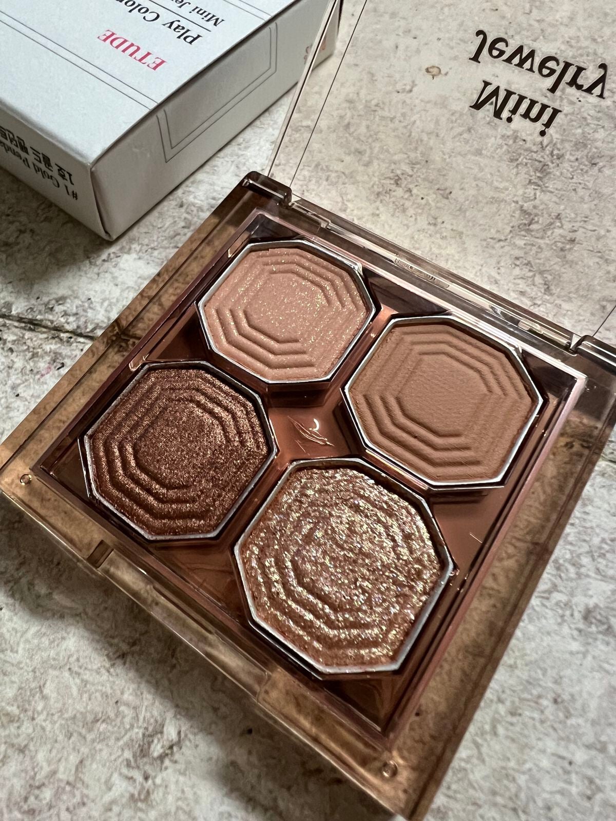 プレイカラーアイズ ミニオブジェ/ETUDE/アイシャドウパレットを使ったクチコミ(5枚目)