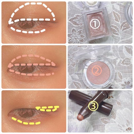 ルックアット マイアイ カフェ/ETUDE/単色アイシャドウを使ったクチコミ(6枚目)