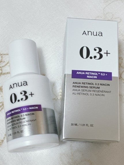レチノール0.3 ナイアシンリニューイングセラム/Anua/美容液を使ったクチコミ(3枚目)