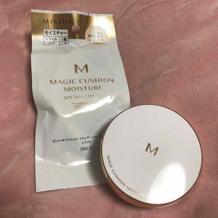 M クッション ファンデーション(モイスチャー)/MISSHA/クッションファンデーションを使ったクチコミ(1枚目)