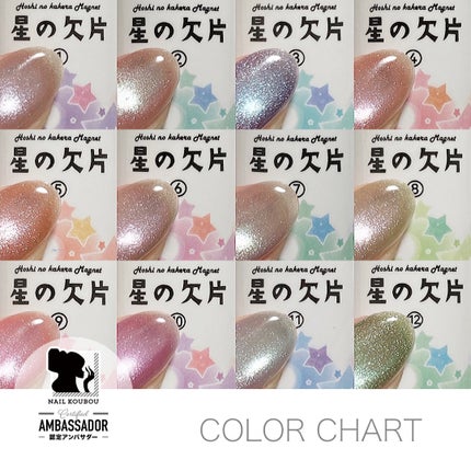 星の欠片マグネット/ネイル工房/ジェルネイルを使ったクチコミ(1枚目)