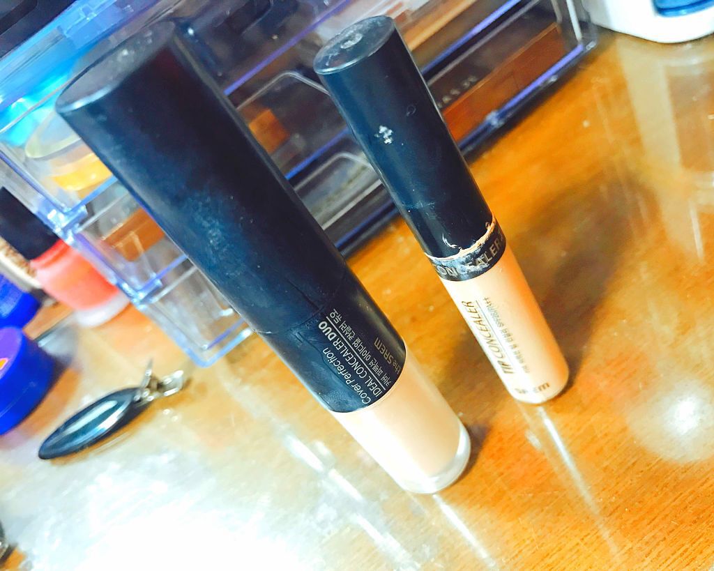 カバーパーフェクション アイディールコンシーラー デュオ/the SAEM/スティックコンシーラーを使ったクチコミ（1枚目）