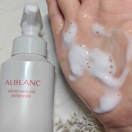 マイクロムース リフレッシャー/ALBLANC/泡洗顔を使ったクチコミ(3枚目)