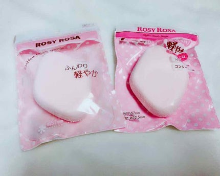 シフォンタッチスポンジN ダイヤ型/ロージーローザ/パフ・スポンジを使ったクチコミ(1枚目)