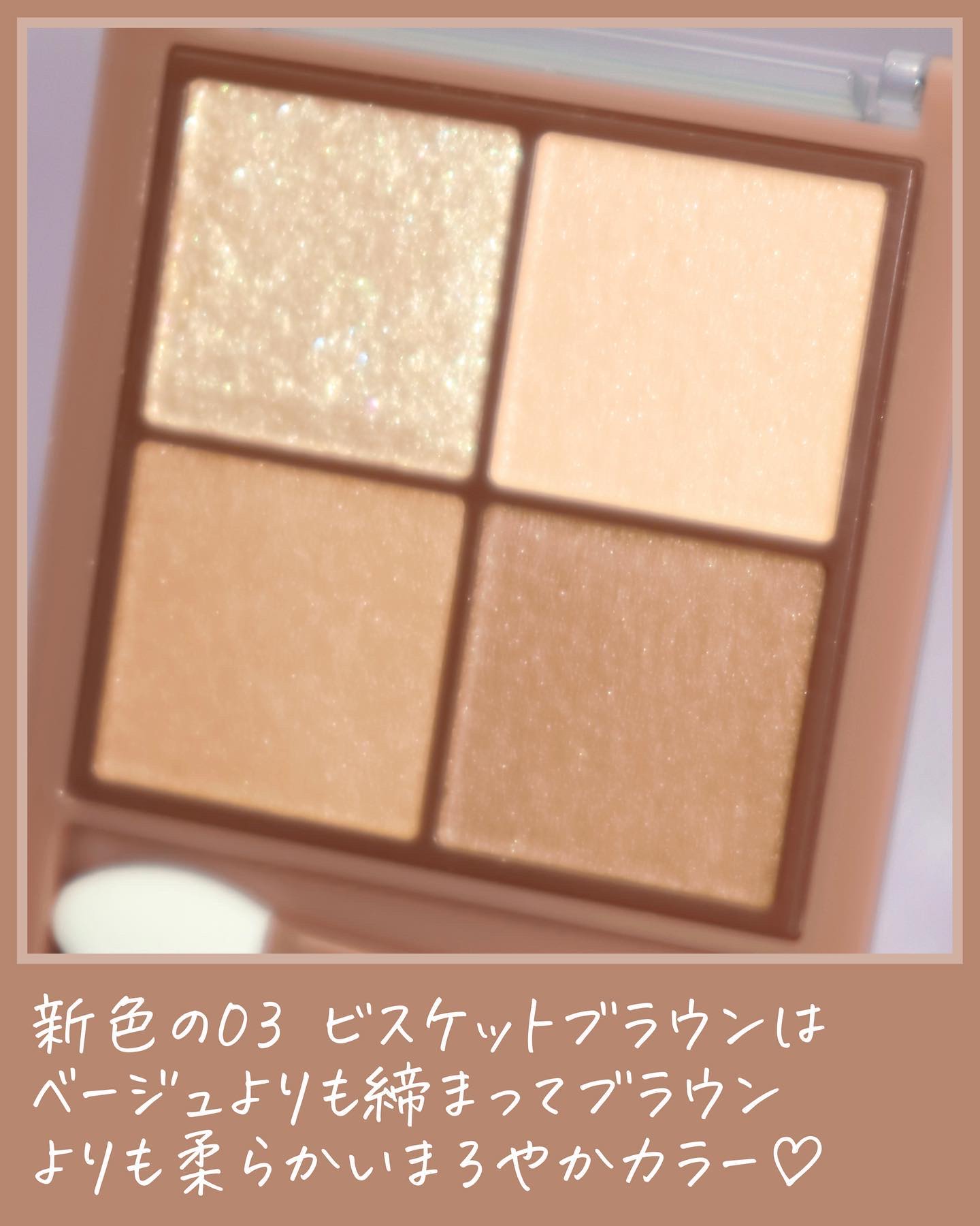 ビタートーンアイシャドウ/CEZANNE/パウダーアイシャドウを使ったクチコミ（3枚目）