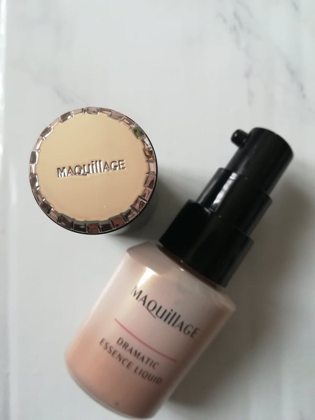 ドラマティックエッセンスリキッド/マキアージュ/リキッドファンデーションを使ったクチコミ（2枚目）