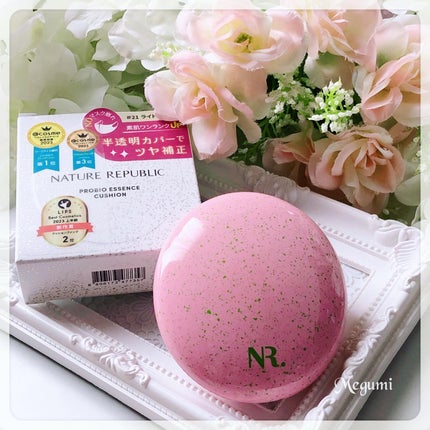 PROBIOエッセンスクッション/ネイチャーリパブリック/クッションファンデーションを使ったクチコミ(7枚目)