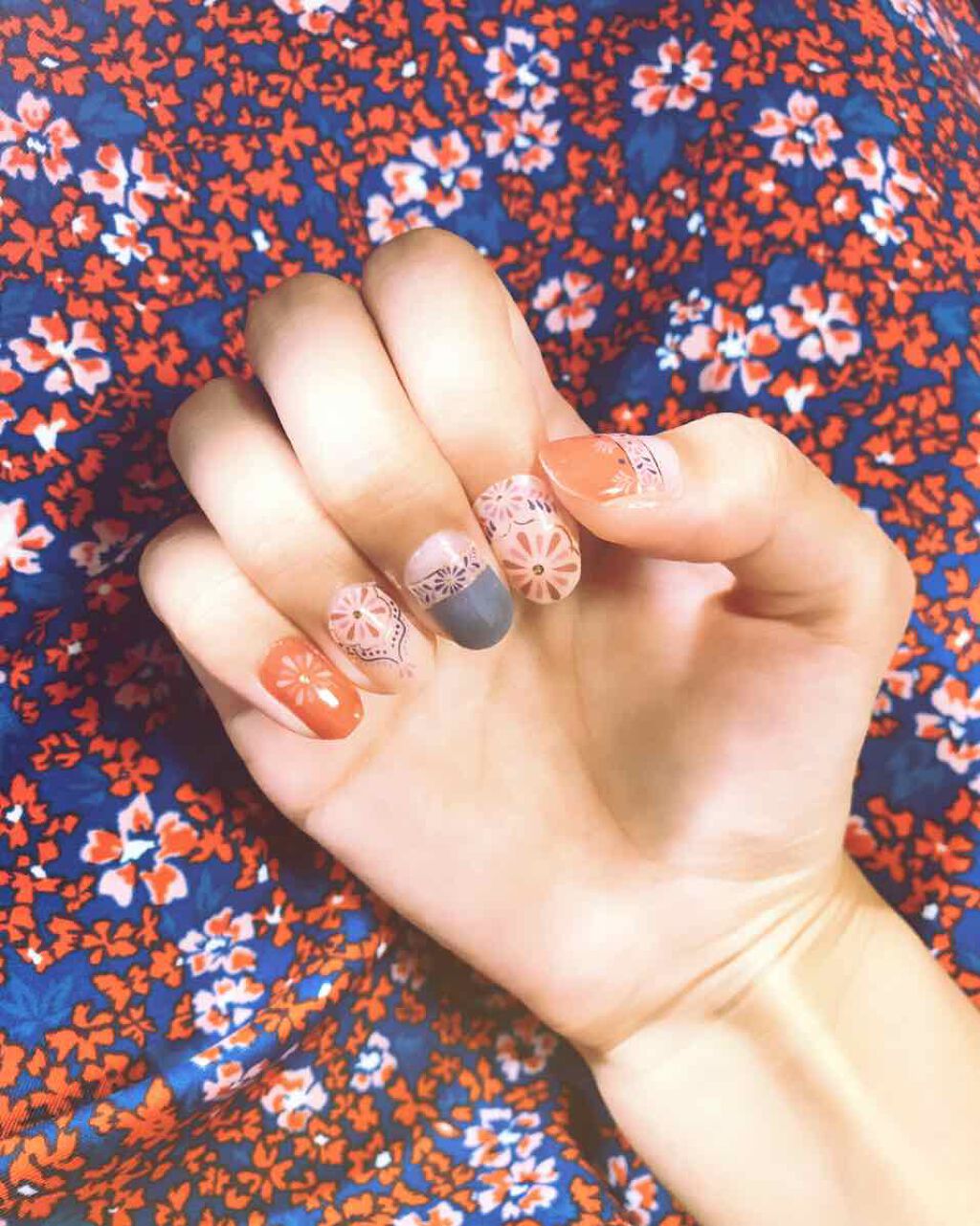 ジェルネイルシール/and U/ネイルシールを使ったクチコミ(2枚目)