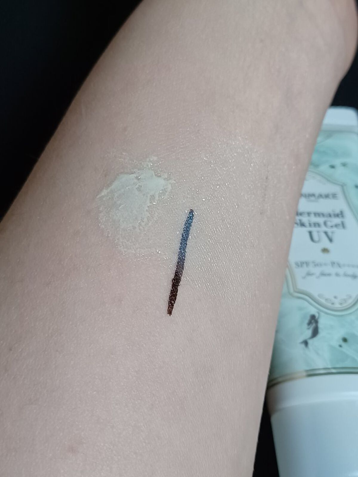 マーメイドスキンジェルUV/キャンメイク/日焼け止めジェルを使ったクチコミ（3枚目）