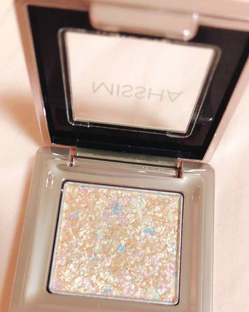 グリッタープリズム シャドウ/MISSHA/グリッターを使ったクチコミ（2枚目）