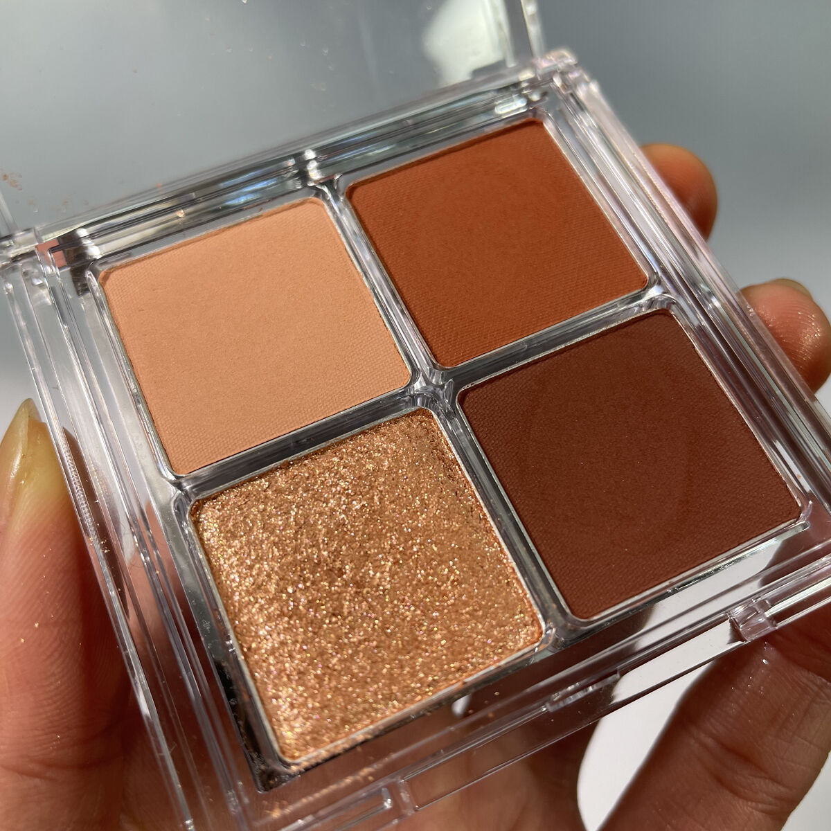 ドレッシーシャドウR 02 ピーチタルト/CipiCipi/アイシャドウパレットを使ったクチコミ（3枚目）