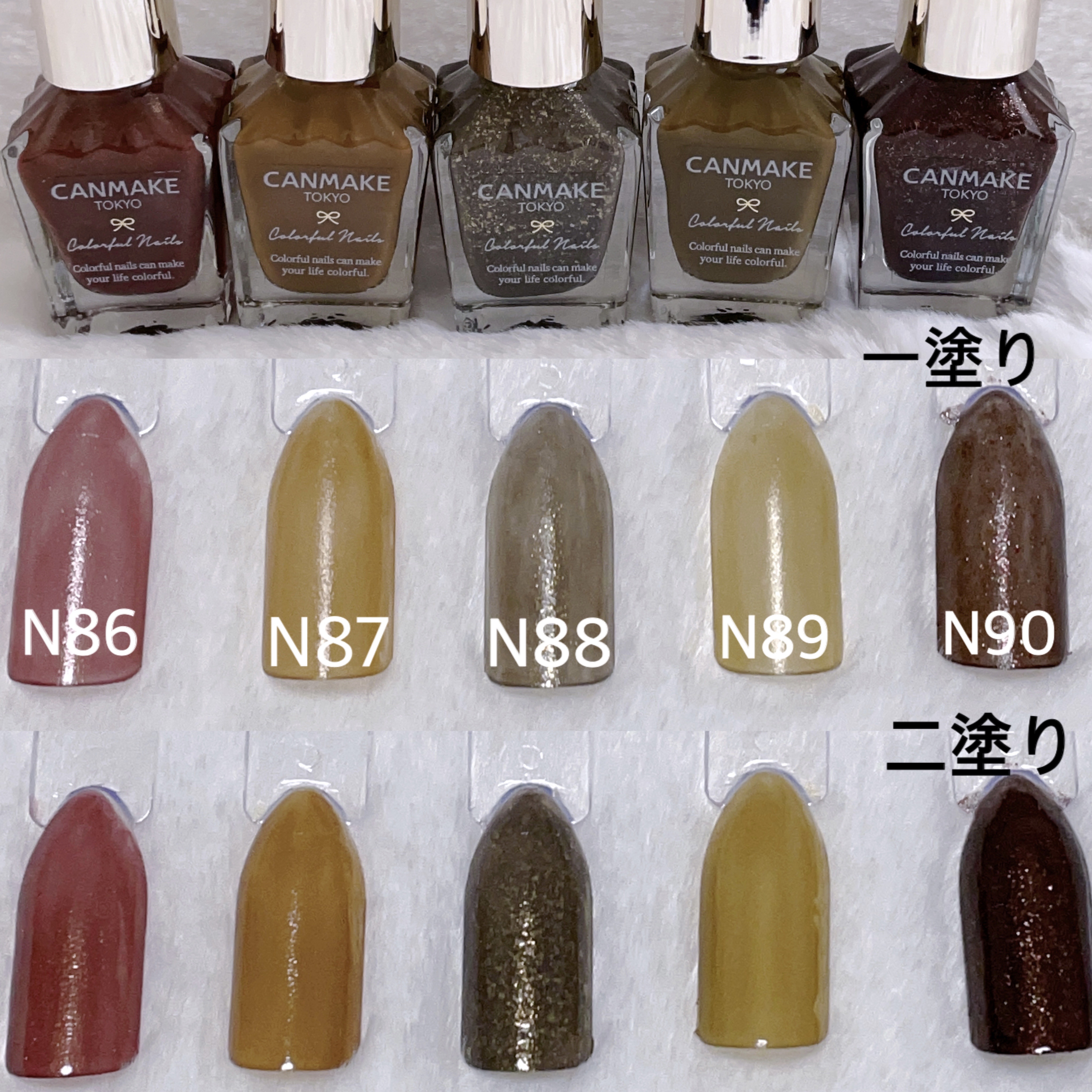 カラフルネイルズ/キャンメイク/マニキュアを使ったクチコミ（2枚目）