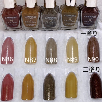 カラフルネイルズ/キャンメイク/マニキュアを使ったクチコミ(2枚目)