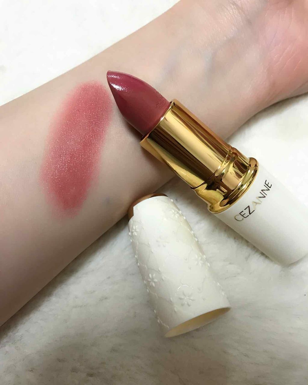 ラスティング リップカラーN/CEZANNE/口紅を使ったクチコミ(1枚目)