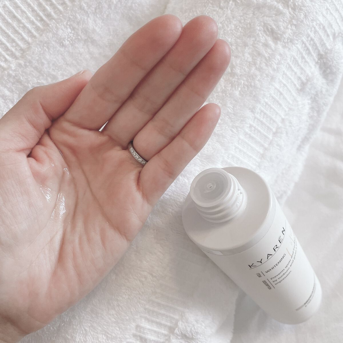 薬用美白化粧水/KYAREN/化粧水を使ったクチコミ（2枚目）