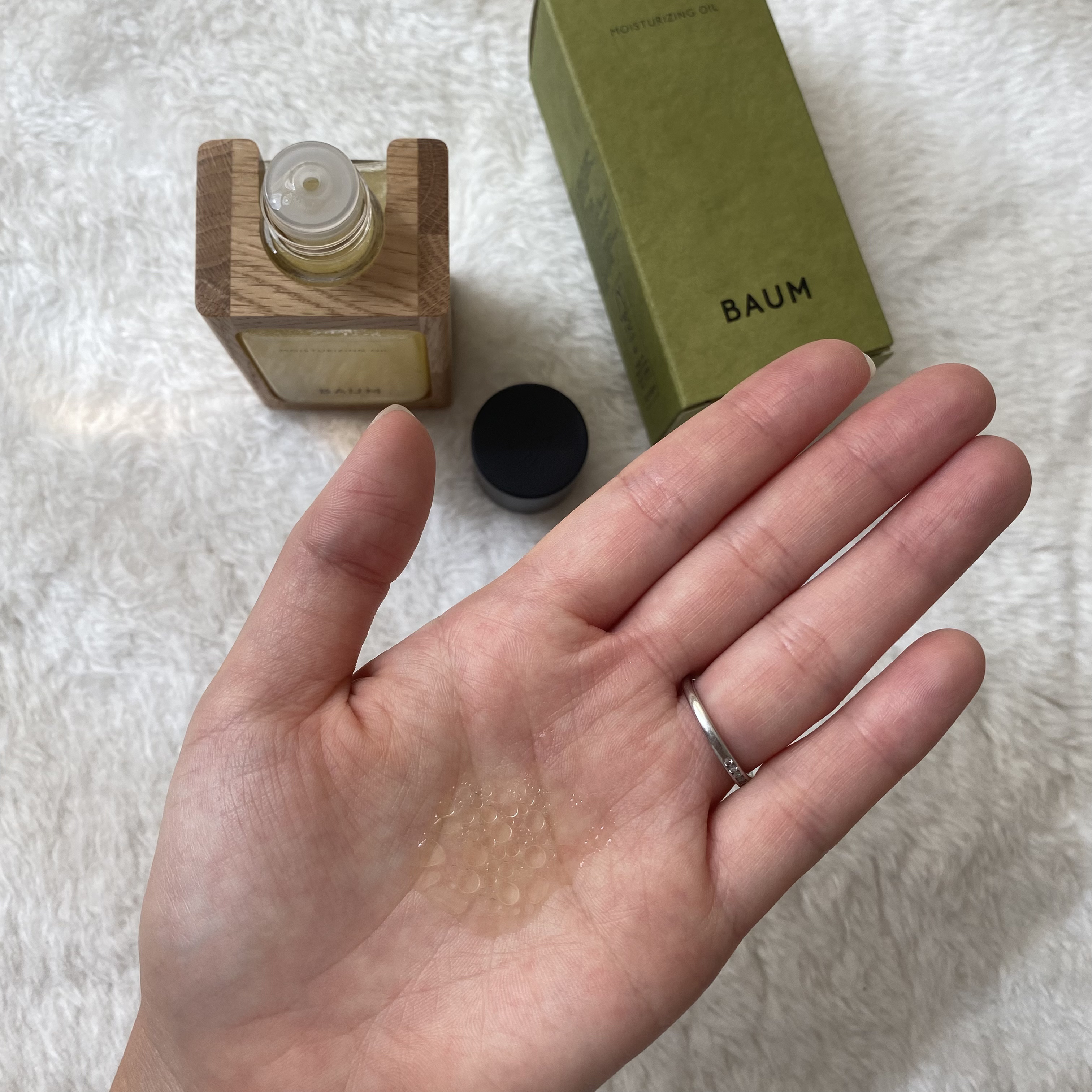 モイスチャライジング オイル 60ml(本体)/BAUM/フェイスオイルを使ったクチコミ（2枚目）