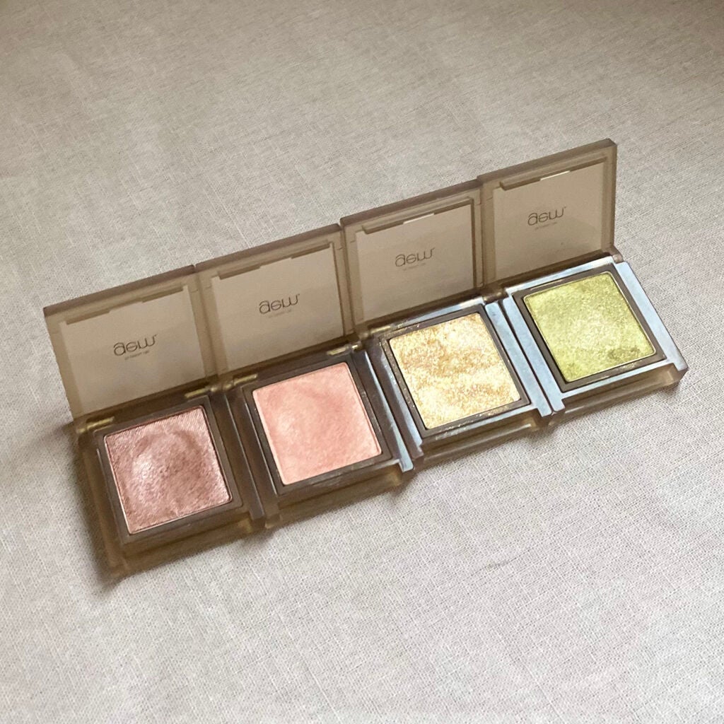 single eye color/la peau de gem./単色アイシャドウを使ったクチコミ(4枚目)