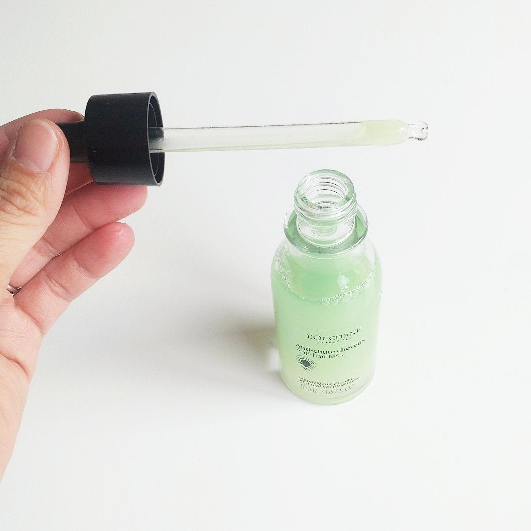 薬用 メディカル アンチヘアロスセラム/L'OCCITANE/頭皮ローションを使ったクチコミ(3枚目)
