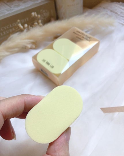 ハッピーリムメイクアップスポンジ Jumbo/THE TOOL LAB/パフ・スポンジを使ったクチコミ(3枚目)