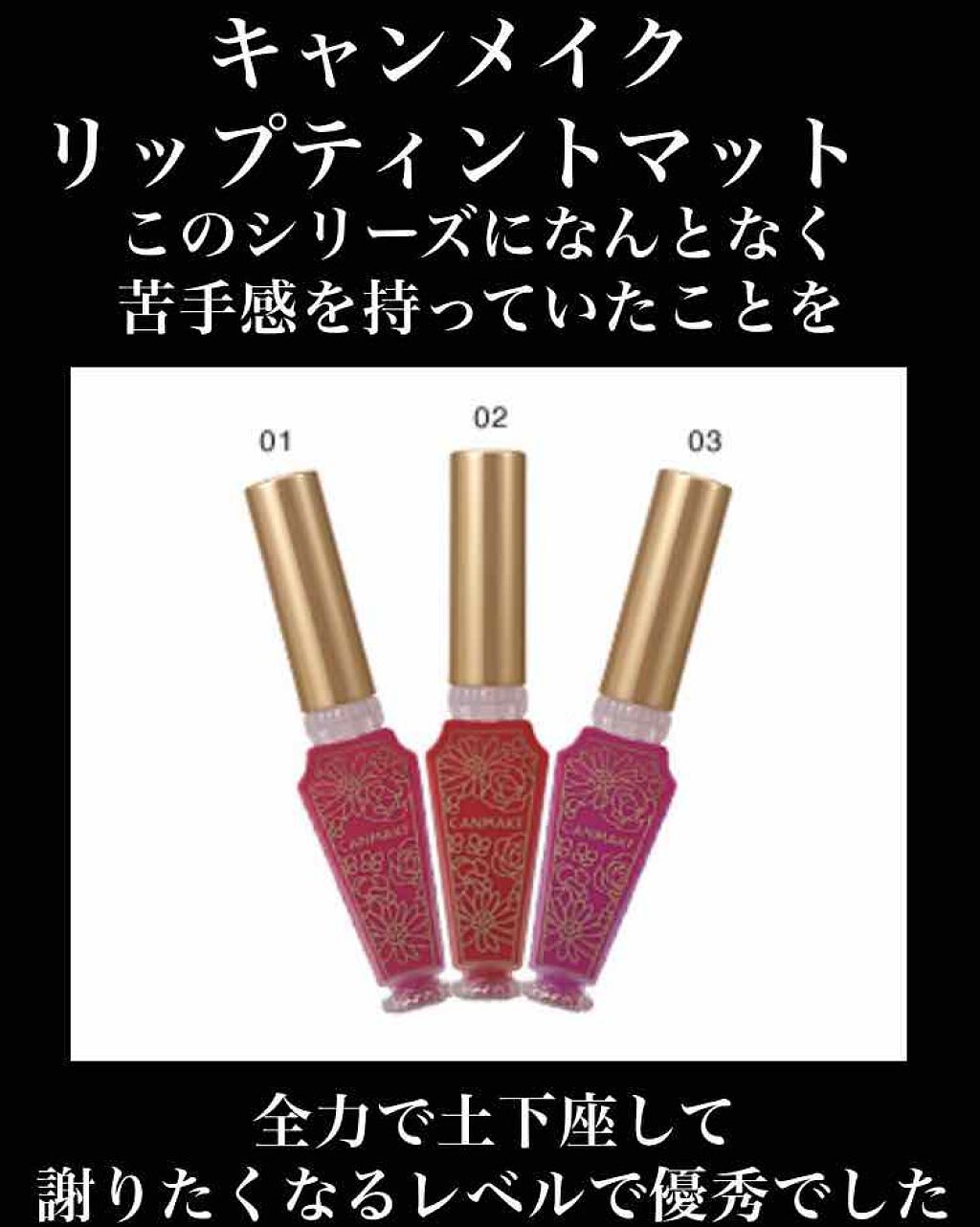 リップティントシロップ/キャンメイク/リップティントを使ったクチコミ(1枚目)