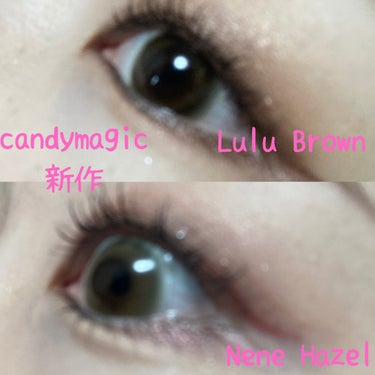 candy magic キャンディーマジック BLBワンデーのクチコミ「candy magic新色✨
キャンマジBLBワンデー

ルルブラウン
太めのふちが可愛い💕ふ.....」（1枚目）