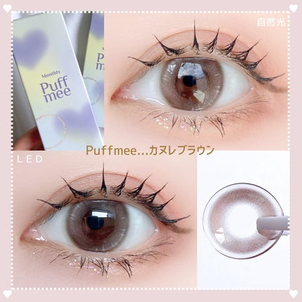 PuffMee/Puff Mee/1ヶ月(1MONTH)カラコンを使ったクチコミ(6枚目)
