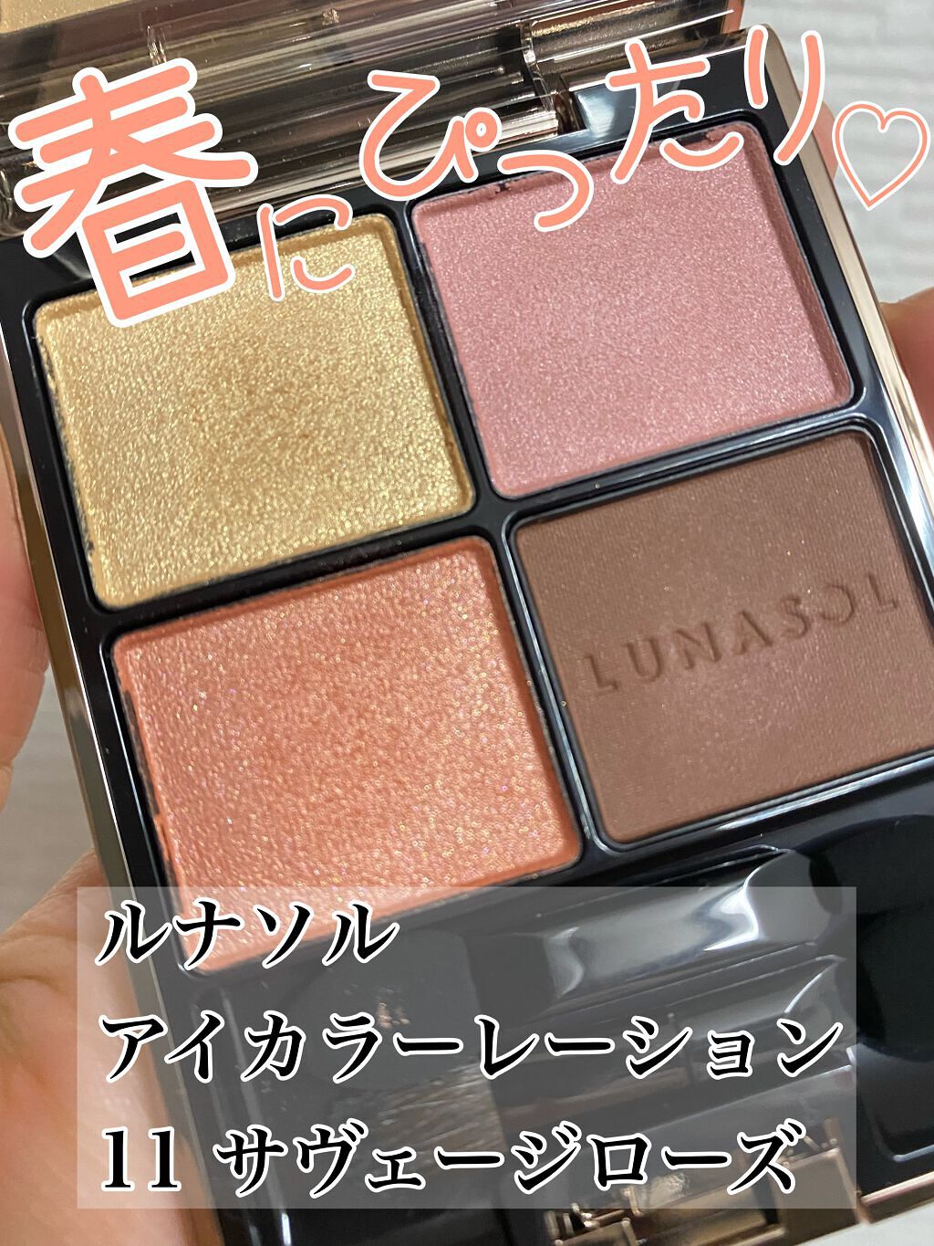 アイカラーレーション/LUNASOL/アイシャドウパレットを使ったクチコミ(1枚目)