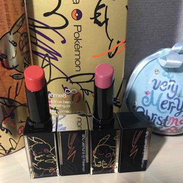 ルージュ アンリミテッド アンプリファイド マット＜2019年クリスマスコフレ限定＞/shu uemura/口紅を使ったクチコミ（2枚目）