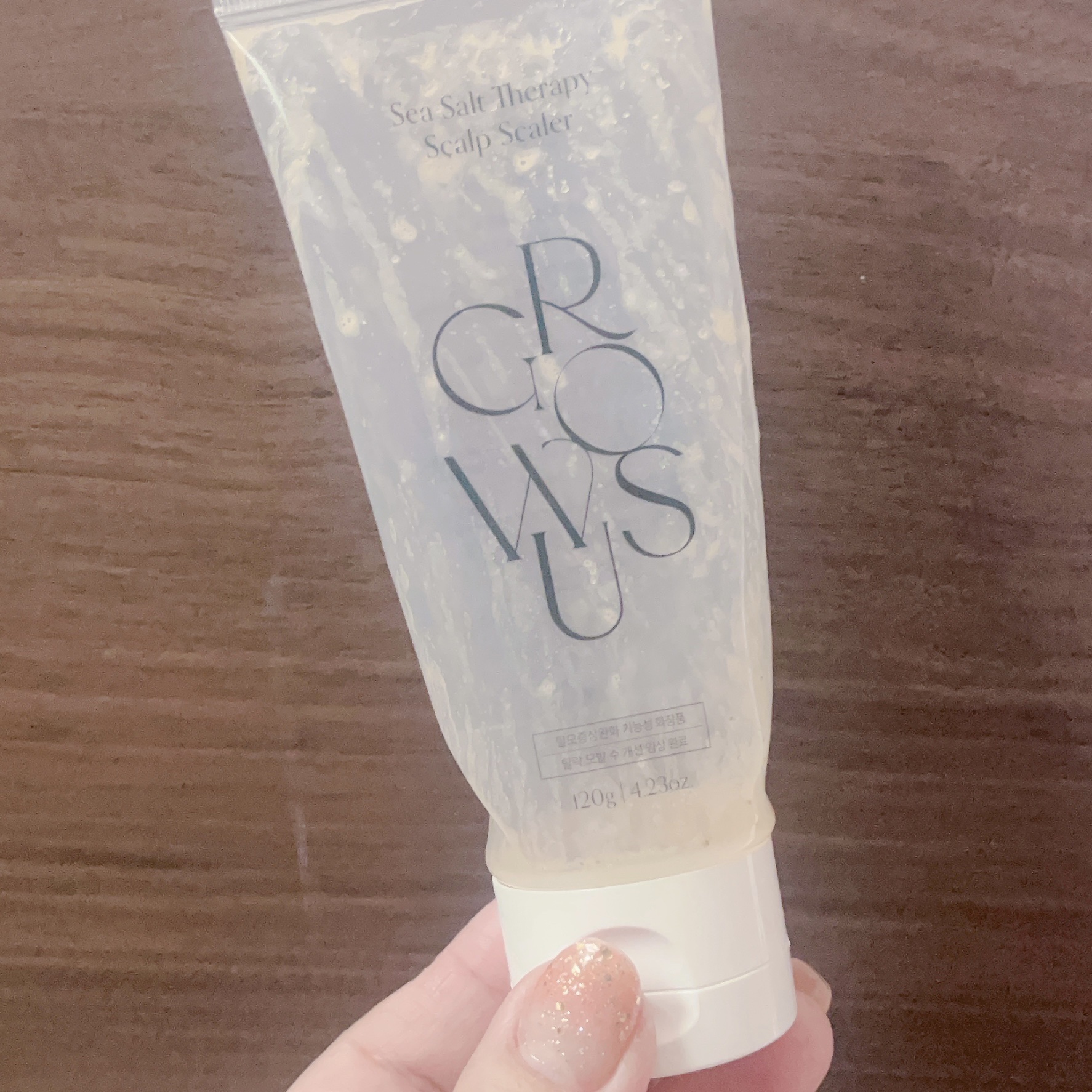 シーソルトセラピースカルプスケーラー/GROWUS/ヘッドスクラブを使ったクチコミ（1枚目）