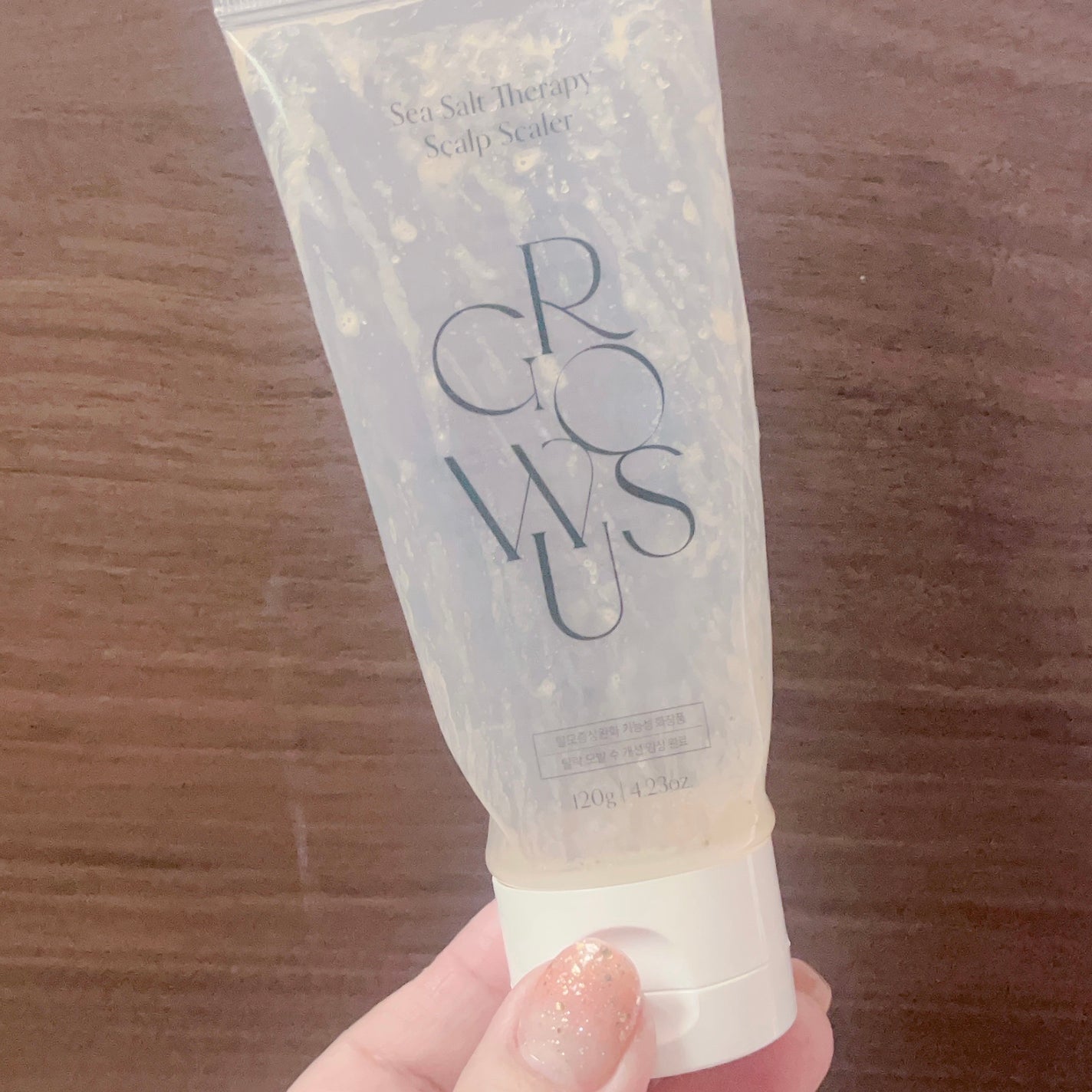 シーソルトセラピースカルプスケーラー/GROWUS/ヘッドスクラブを使ったクチコミ(1枚目)