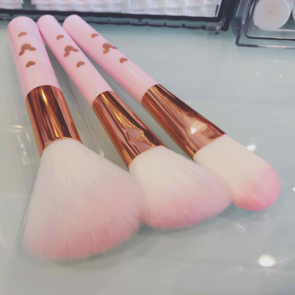 春姫 ファンデーションブラシ/DAISO/メイクブラシを使ったクチコミ(2枚目)