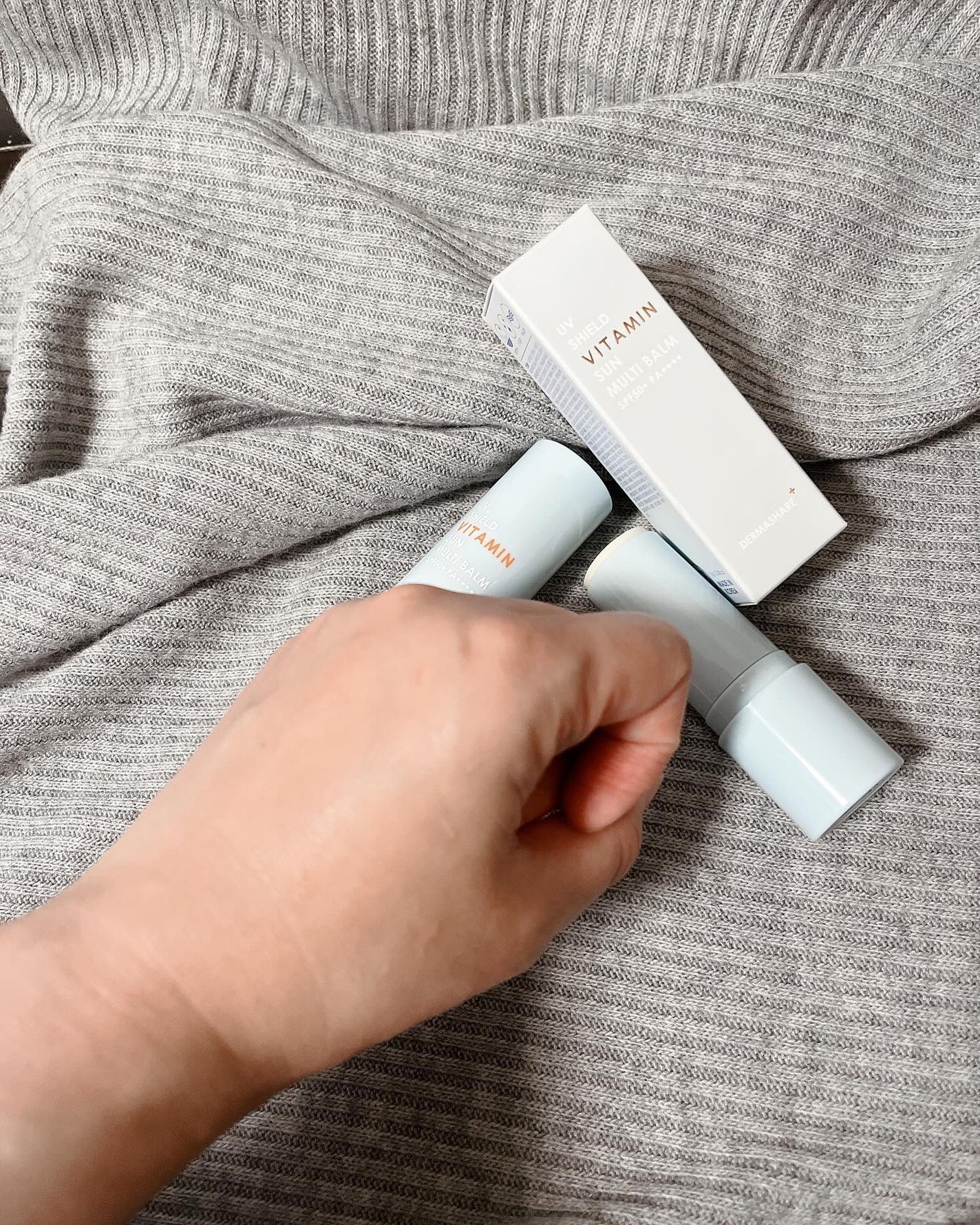 UVシールドビタミンサンマルチバーム/DERMASHARE/日焼け止めクリームを使ったクチコミ(5枚目)