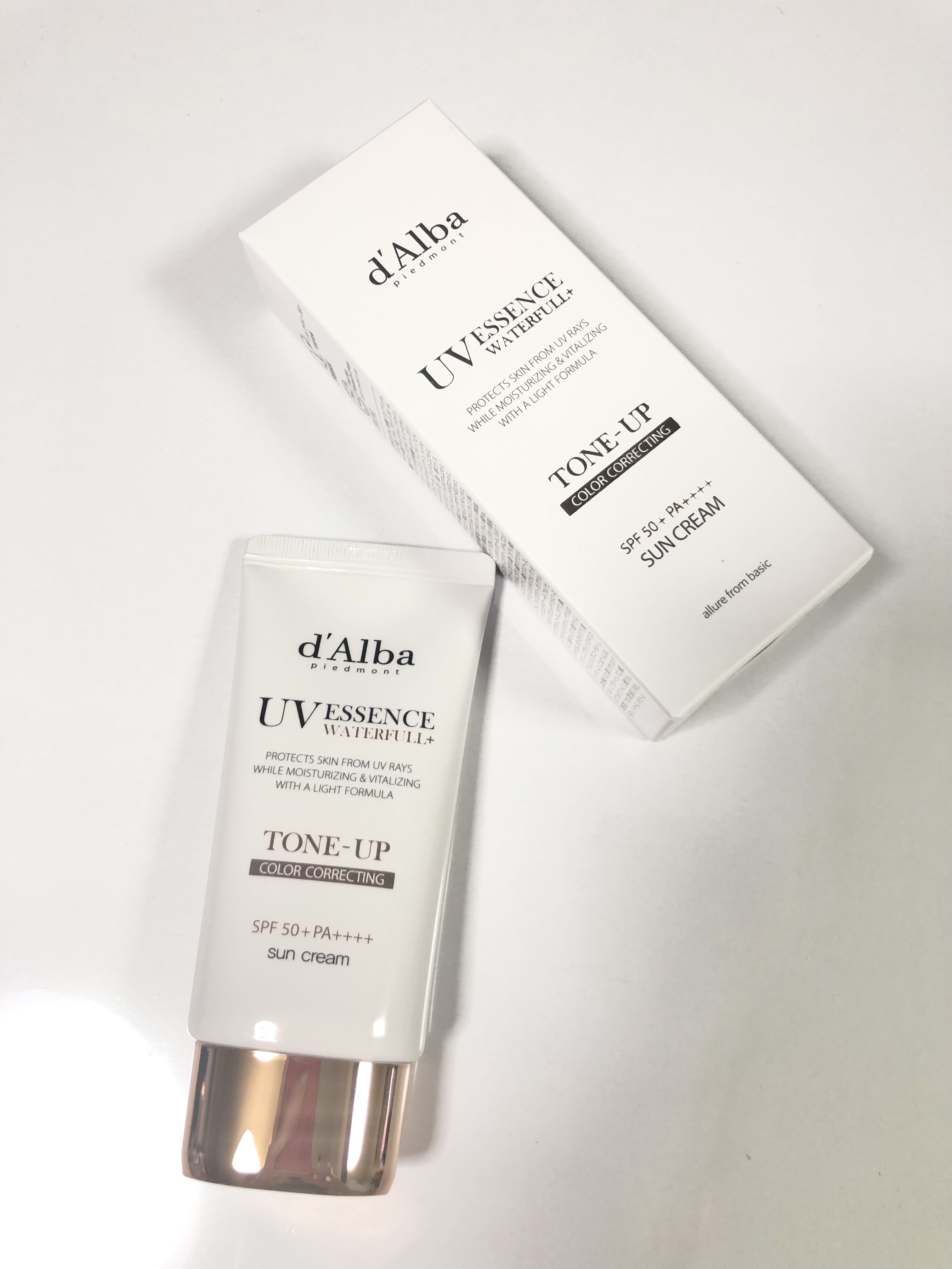 ウォータフルトーンアップサンクリーム/ダルバ/日焼け止めクリームを使ったクチコミ（1枚目）