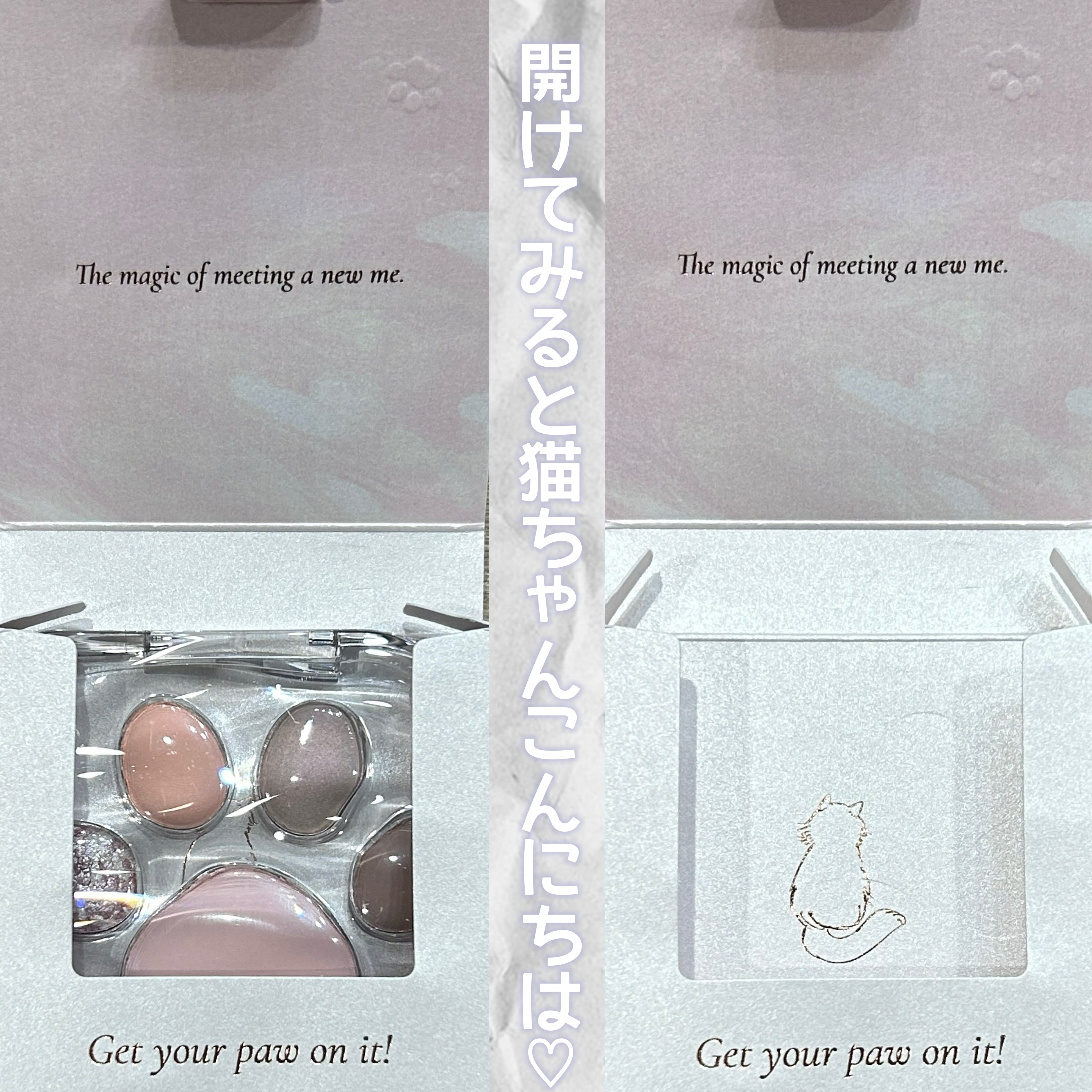 ミャオパウズアイシャドウパレット/MilleFée/アイシャドウパレットを使ったクチコミ（2枚目）