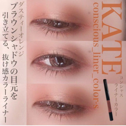 コンシャスライナーカラー/KATE/リキッドアイライナーを使ったクチコミ(1枚目)