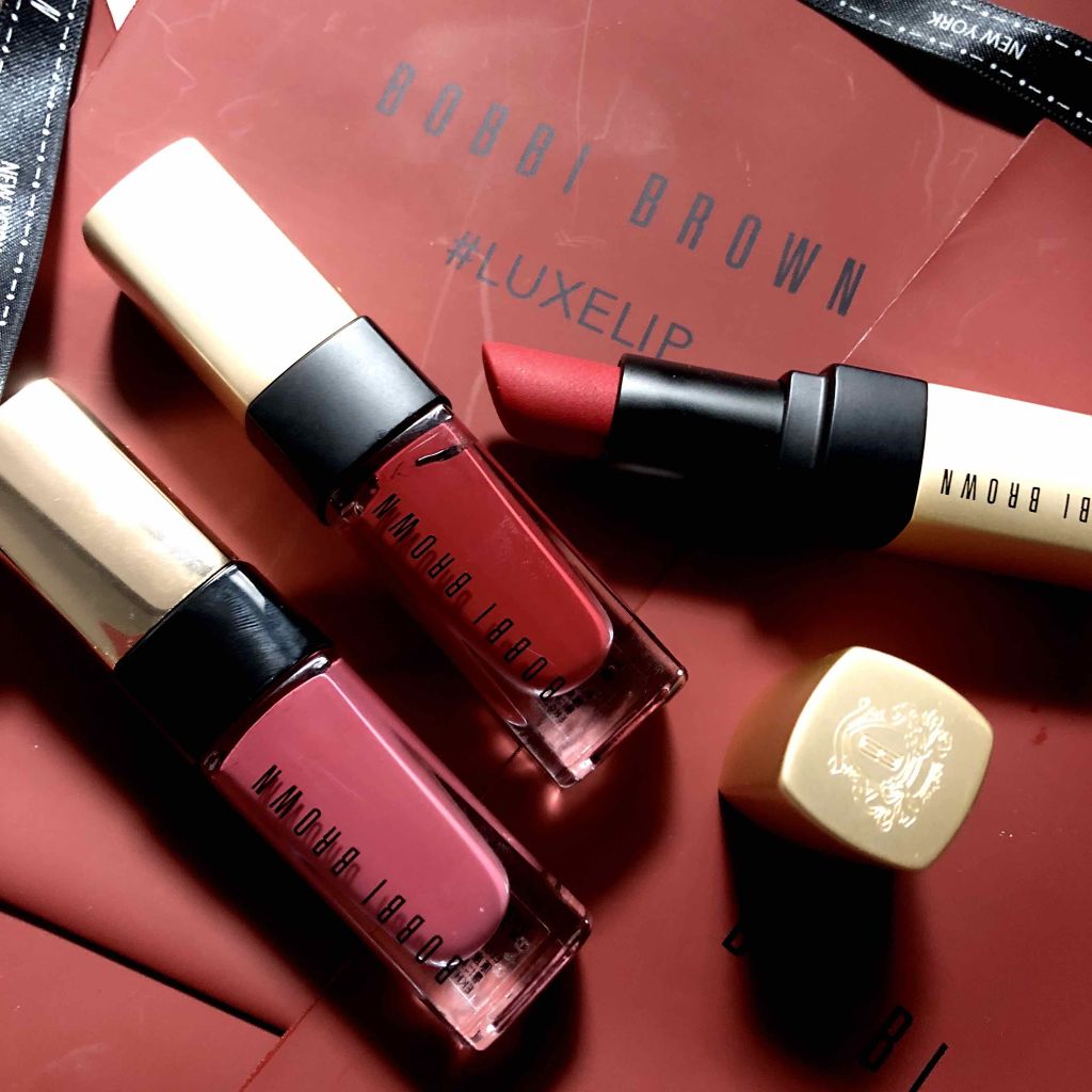 BOBBI BROWN リュクス リキッド リップ ハイ シャインのクチコミ「先日BOBBIから嬉しいお知らせが💌
応募期間中ハッシュタグ#LUXELIP を
つけて、店頭.....」（3枚目）