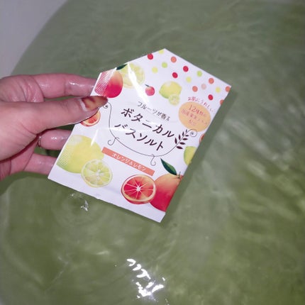フルーツが香るボタニカルバスソルト/松田医薬品/無機塩系入浴剤を使ったクチコミ(1枚目)