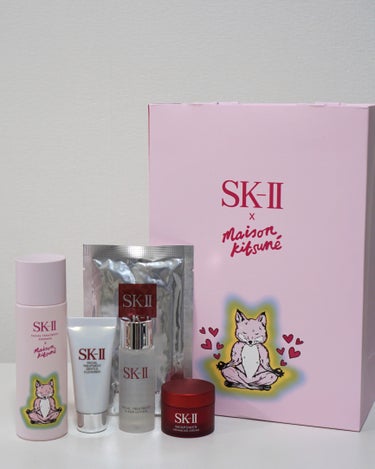 SK-II フェイシャル トリートメント エッセンスのクチコミ「大好きなSK IIの化粧水に限定パッケージが出ていたので買ってみました🥺🩷

MAISON K.....」（3枚目）