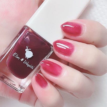 フラッフィーネイル/elm&wapiti/マニキュアを使ったクチコミ(7枚目)