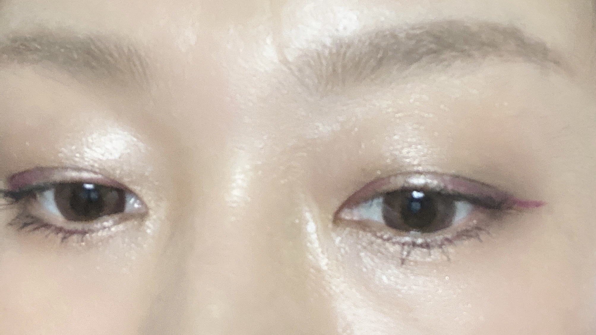 ラブライナー カラーコレクション ローズバーガンディ/ラブ・ライナー/リキッドアイライナーを使ったクチコミ（3枚目）