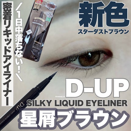シルキーリキッドアイライナーWP/D-UP/リキッドアイライナーを使ったクチコミ(1枚目)